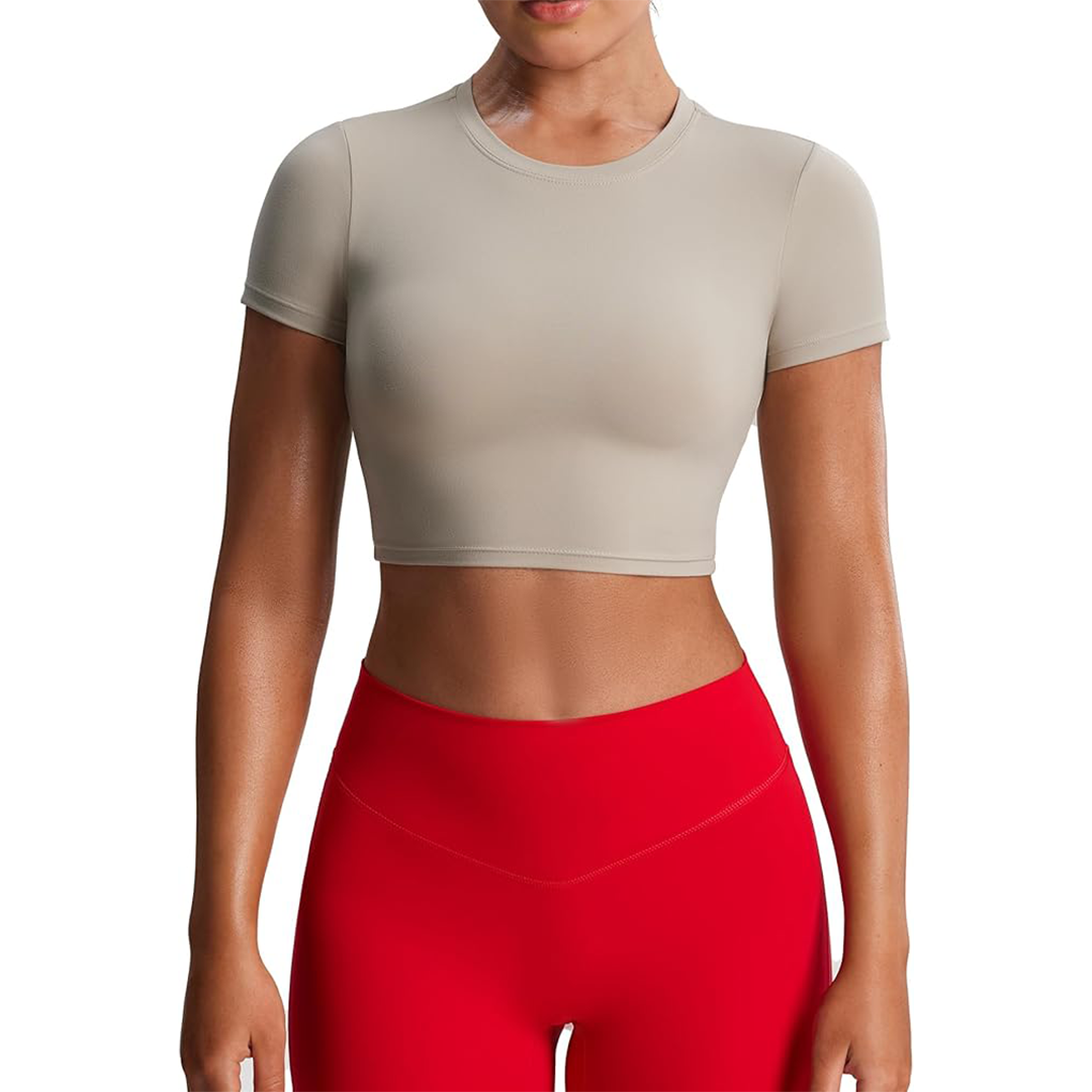 Women's Short Sleeve Crop Top